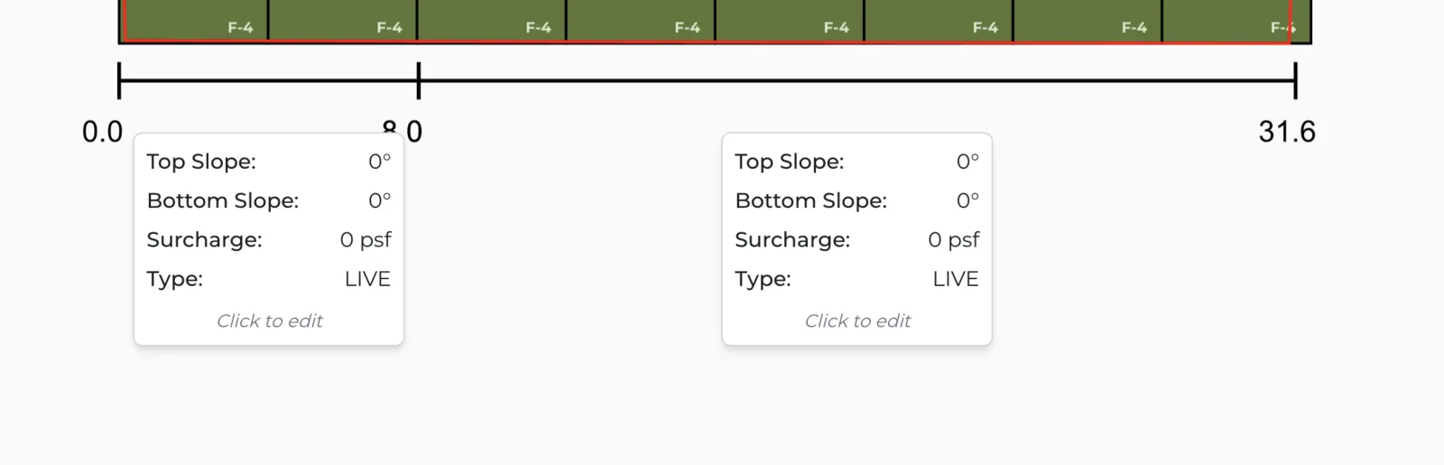 Two context menus, one for each side of a context split.