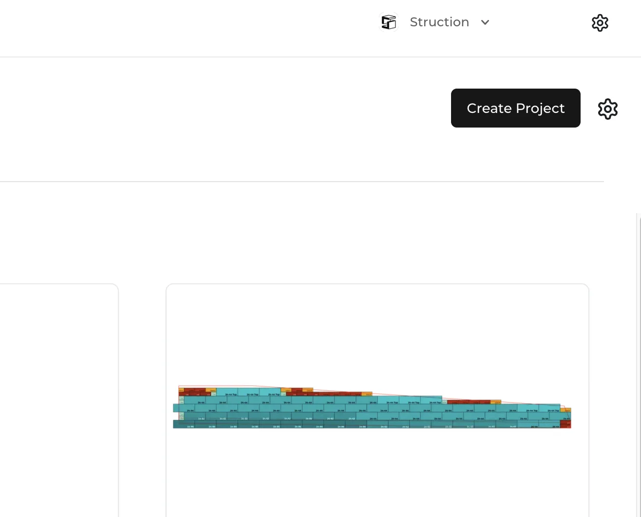 The Create Project button on the Projects Overview page.